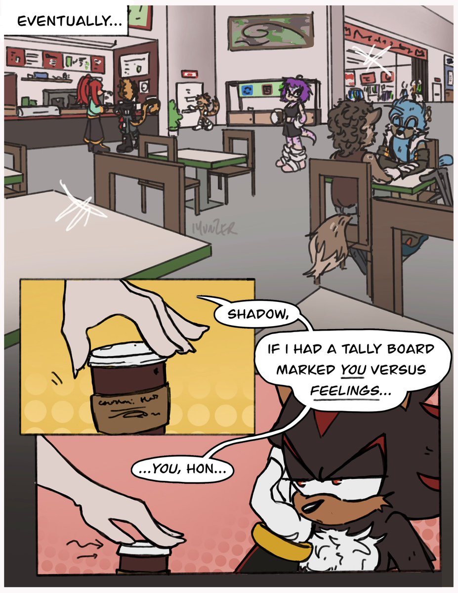 lyunzer's tweet image. forced communication- sonadow (part 2/?)
such a diva..
#sonadow #shadonic #forcedcommunication #SonicTheHedgehog #sth