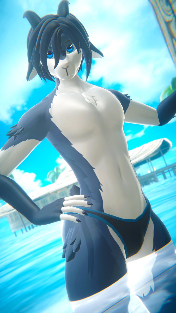 Man, it's hot out... The water is nice, how about you join me?