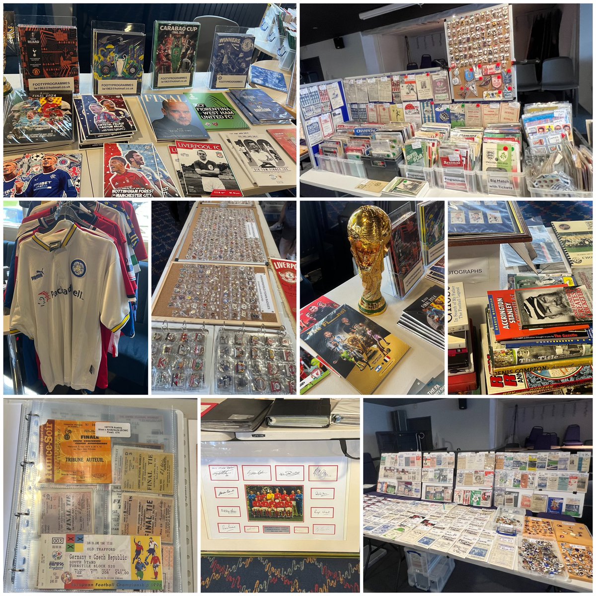 Footyprogramme1's tweet image. Super turn up at @chorleyfc Programme and Memorabilia Fair.