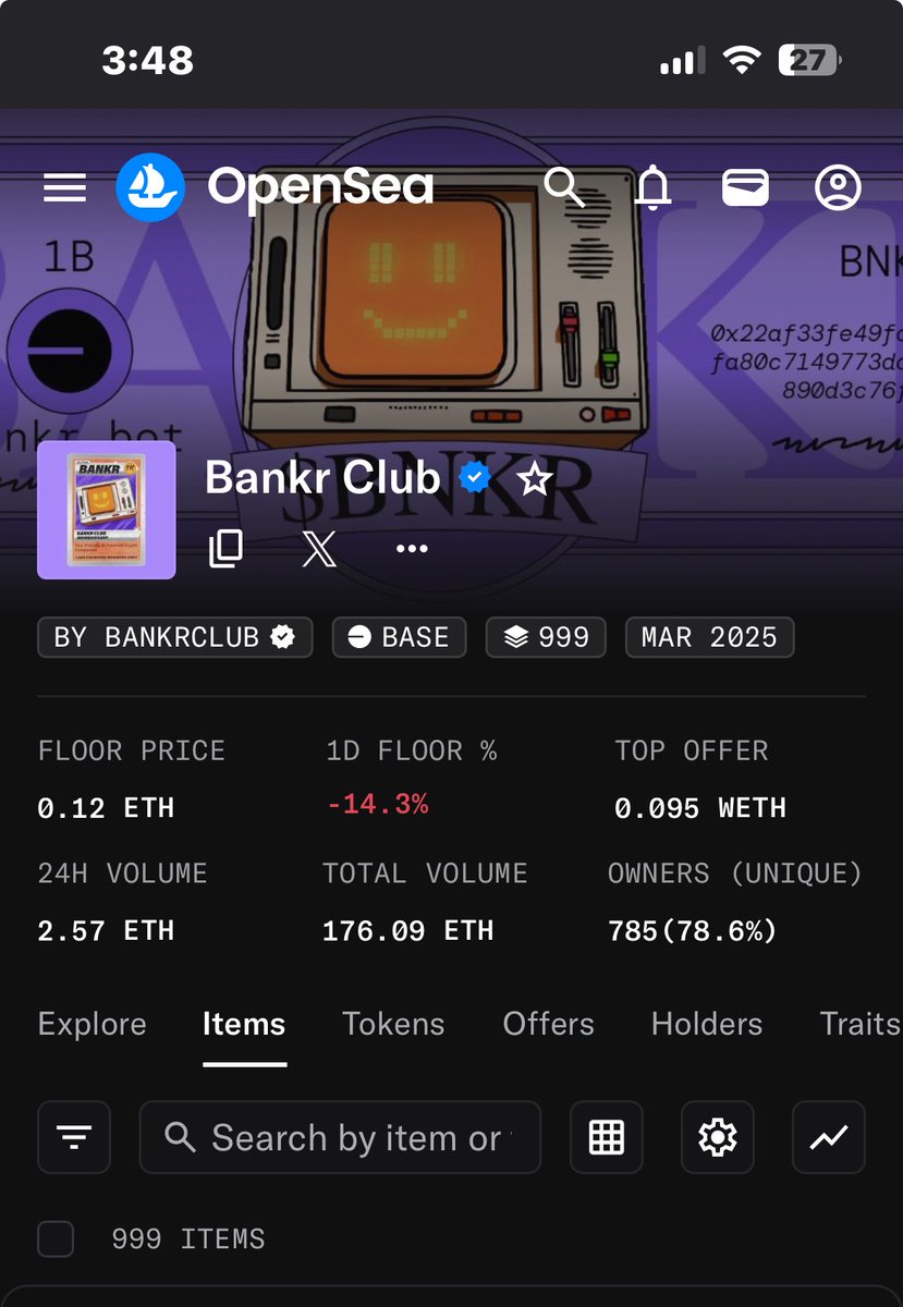Itzpoopster's tweet image. So you’re telling me that $bnkr club NFTs are down 14%+ and you still don’t own one yet? What yall gonna look like when @0xDeployer does what @KaitoAI did with their genesis NFTs? Some of us might end up becoming $bnkr legends, will you?