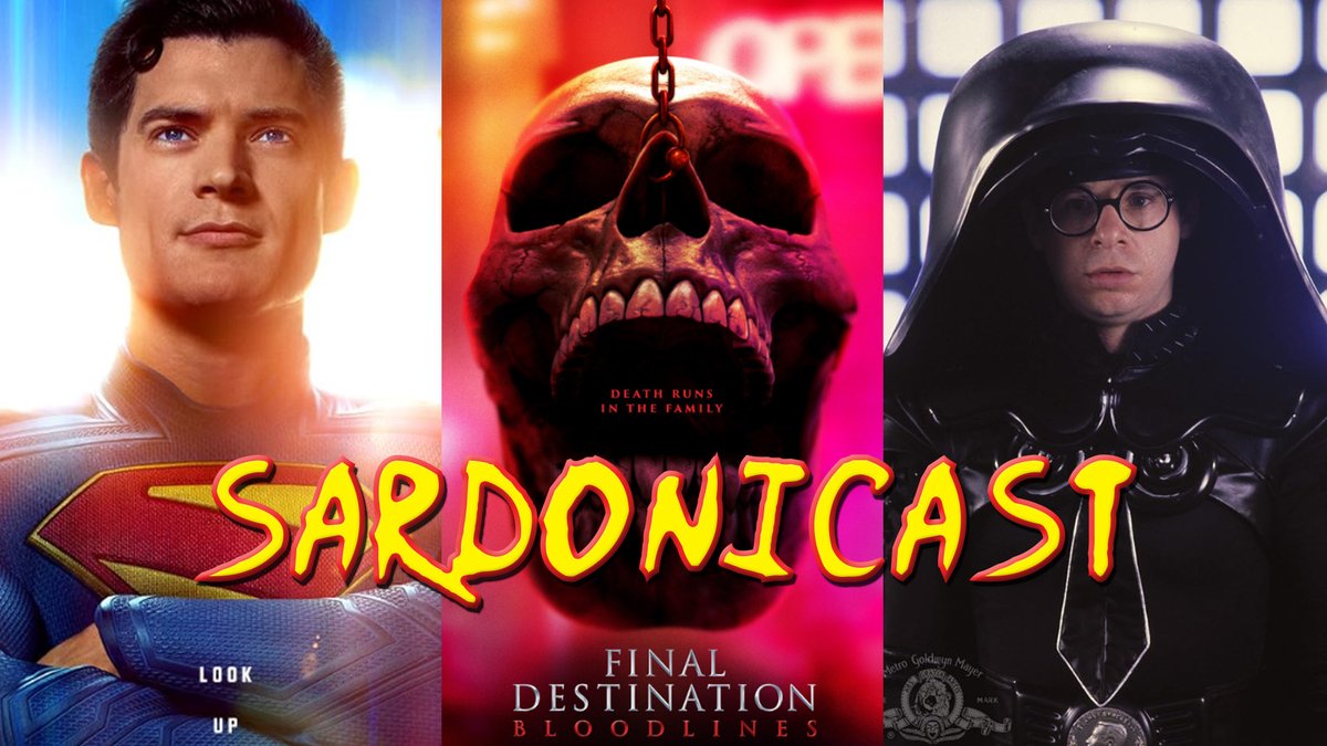 sardonicast's tweet image. Sardonicast 194: Superman, Final Destination: Bloodlines, Spaceballs
youtu.be/1MVRQj2vr9Q