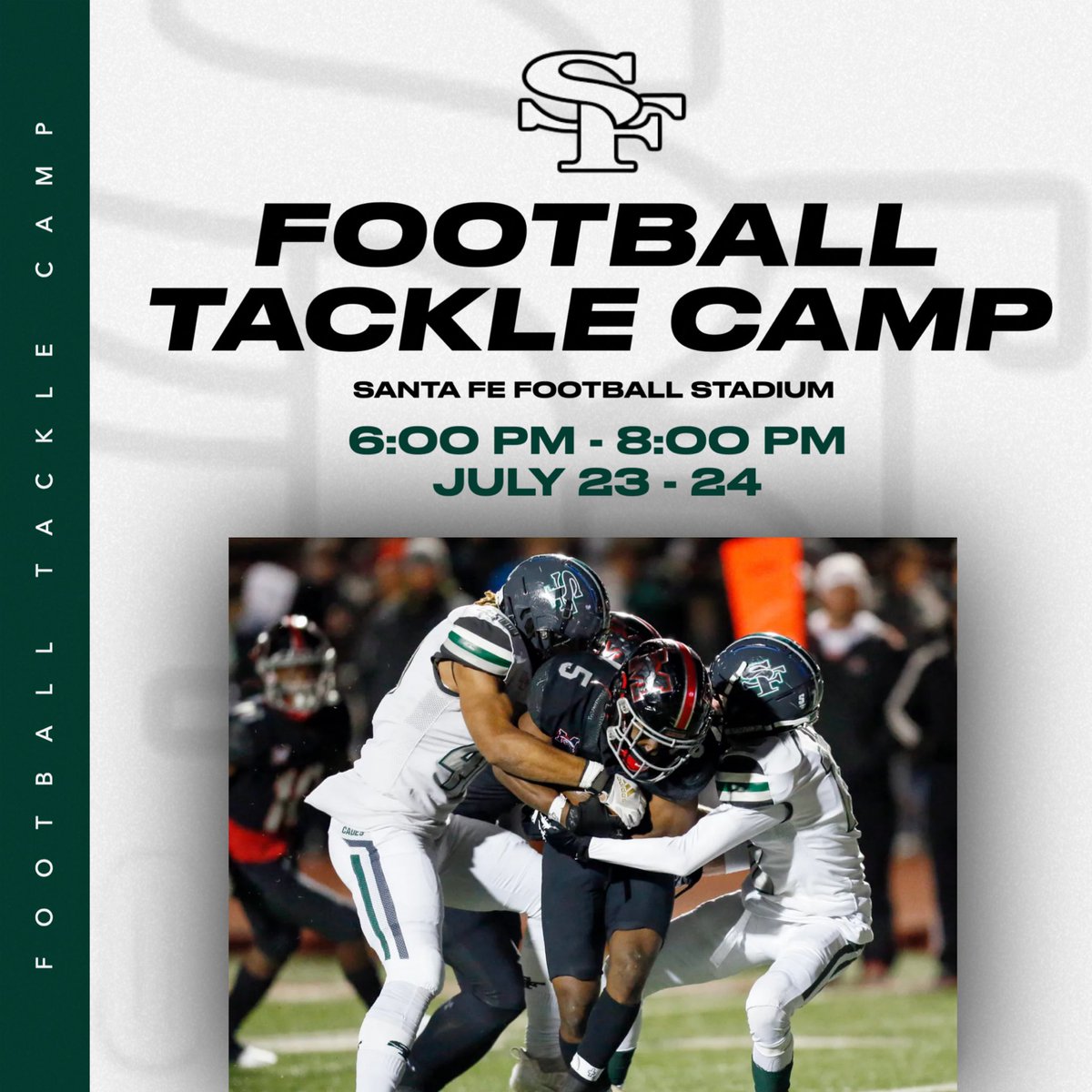 Who’s excited for our youth tackle camp this week? We are!! Calling all of our youth players, this week Youth Tackle Camp is going to be a great one!