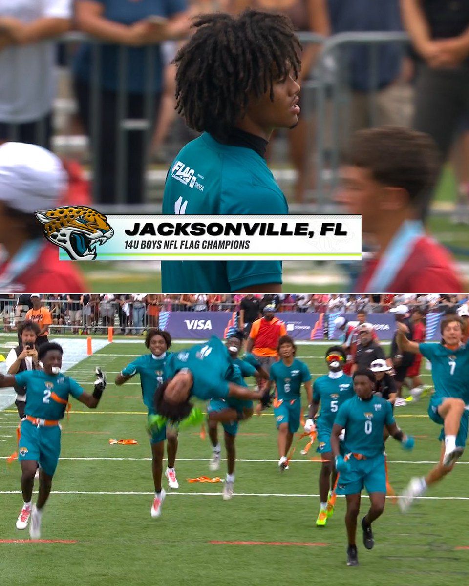 The Jaguars are <a href="/NFLFLAG/">NFL FLAG</a> Champs 🥳