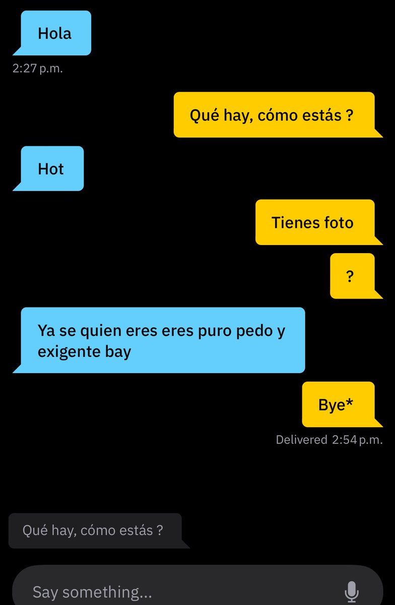 Si se sienten feas es por que es están feas.