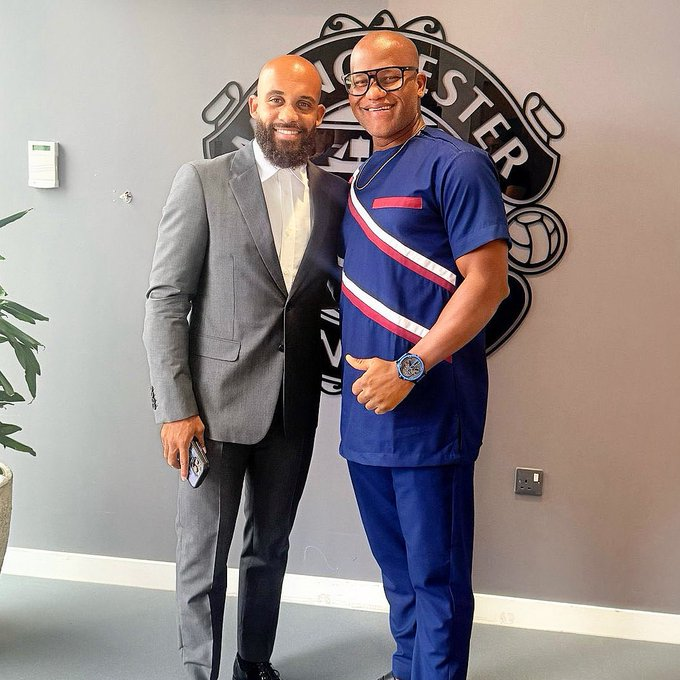 Mbeumo at some club in Manchester earlier today.