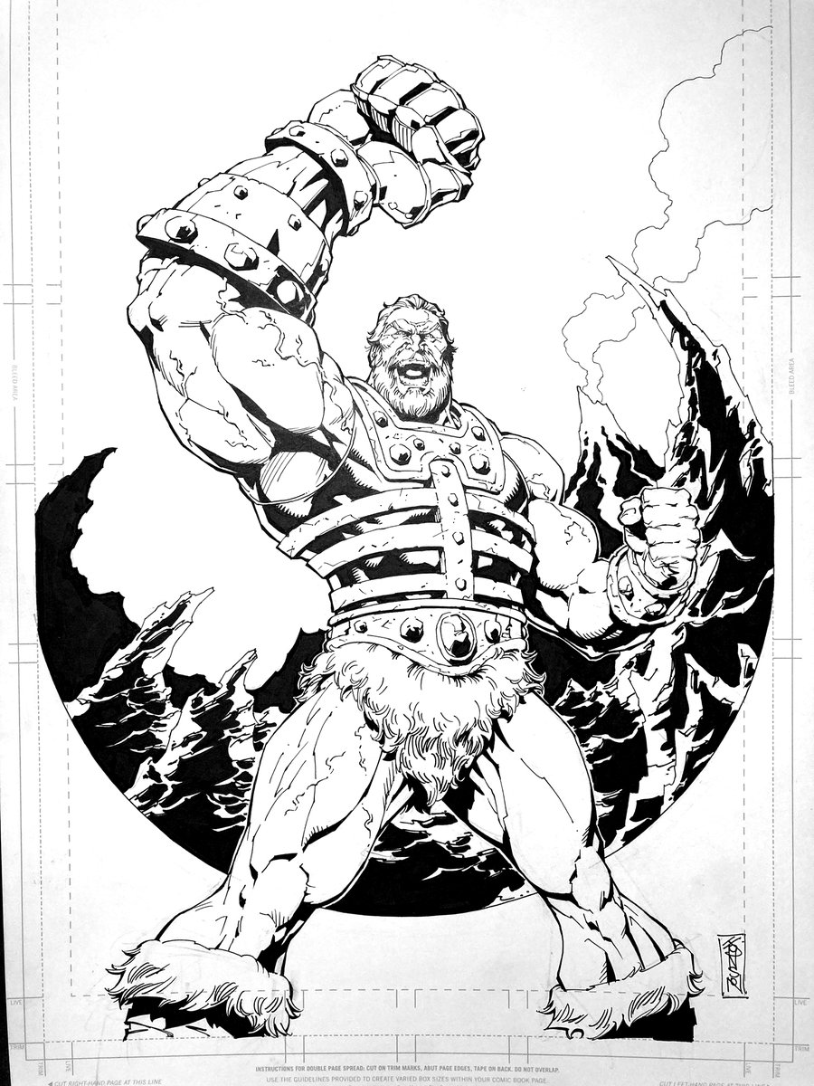 J_Johnson_Art's tweet image. Commission of Fisto from MOTU drawn a few years back.
