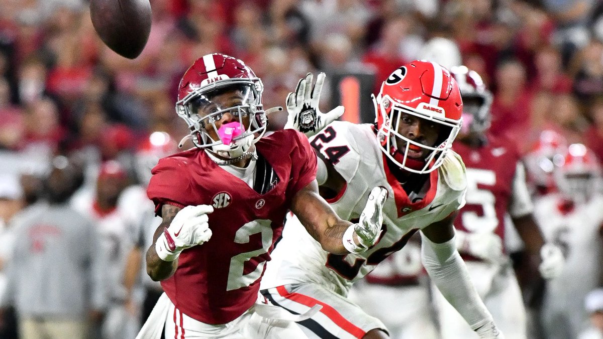 LearnToday50's tweet image. Looking ahead to the season : #Georgia vs. #Alabama on Sept 27—can the Bulldogs extend their 31-game home win streak?
