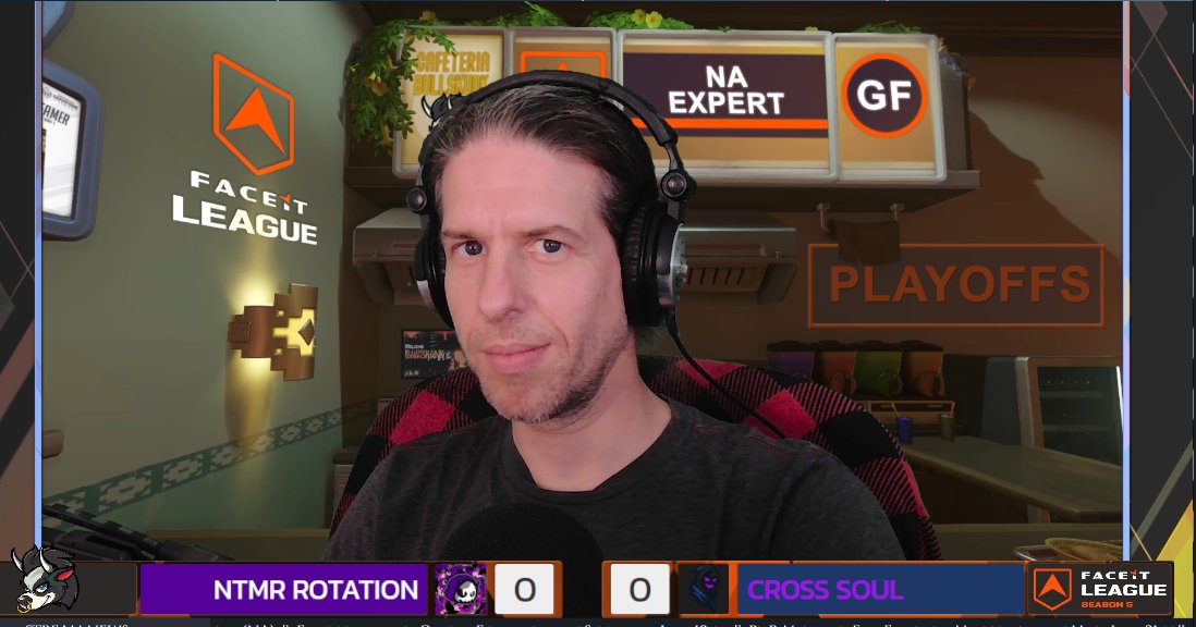 Jeff 🐂🦨 (@bullskunk) on Twitter photo It is time for the final match of Season 05! We crown another <a href="/FACEIT_OW/">FACEIT Overwatch</a> League Champion in 1 hour
➗ NA Expert
⚔️ <a href="/NTMRgg/">NTMR</a> Rotation vs <a href="/CrossSoulOW/">Cross†Soul</a>
⏲️ 6et
🔴 twitch. tv/bullskunk It is time for the final match of Season 05! We crown another <a href="/FACEIT_OW/">FACEIT Overwatch</a> League Champion in 1 hour
➗ NA Expert
⚔️ <a href="/NTMRgg/">NTMR</a> Rotation vs <a href="/CrossSoulOW/">Cross†Soul</a>
⏲️ 6et
🔴 twitch. tv/bullskunk