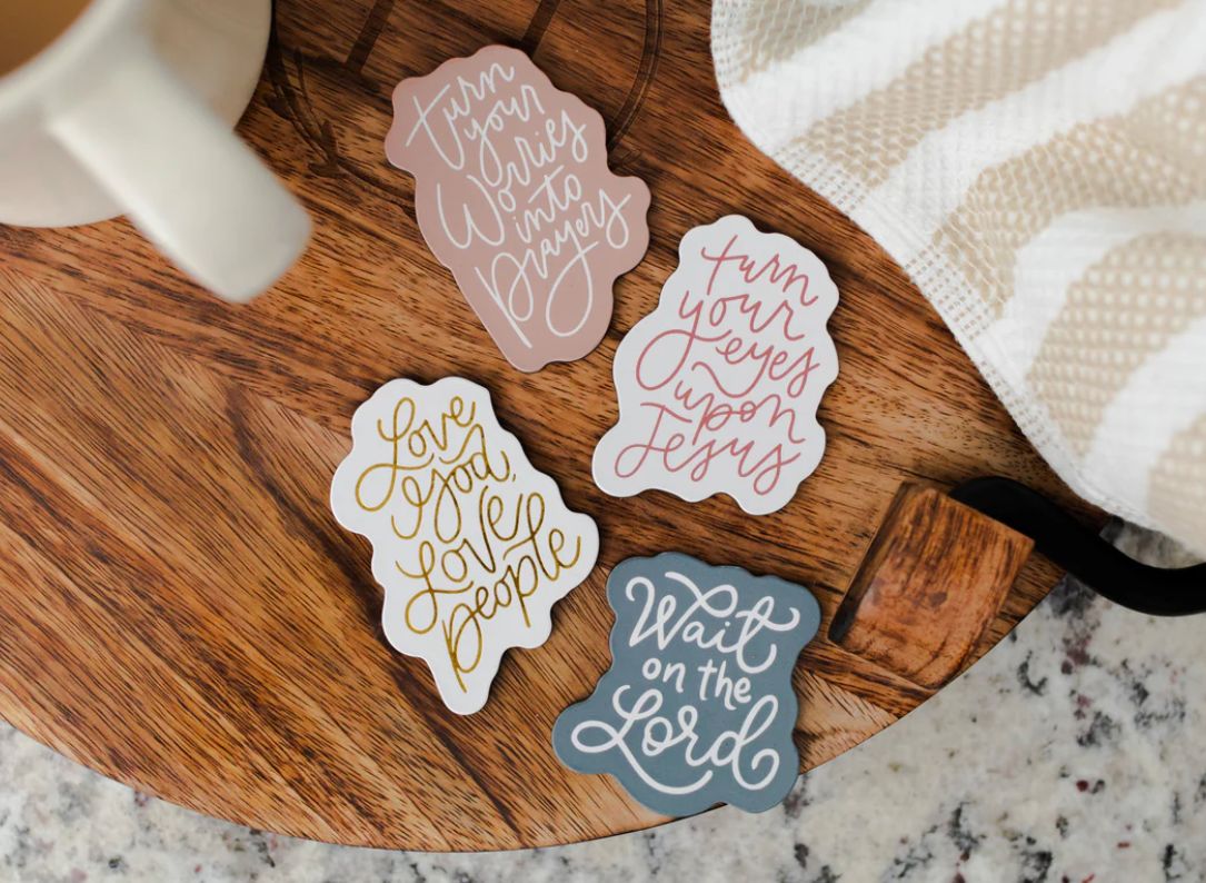 ✨ Know someone who needs a little #encouragement? This set of 4 hand-lettered magnets from The Daily #Grace Co. is #truth-filled + on #sale! 🙌 💬 “Turn Your Worries into Prayers” + more 🛒 Shop now: buff.ly/AO0f4Zg #FaithDecor #EncouragementEveryDay #Bible #Fatih #gifts