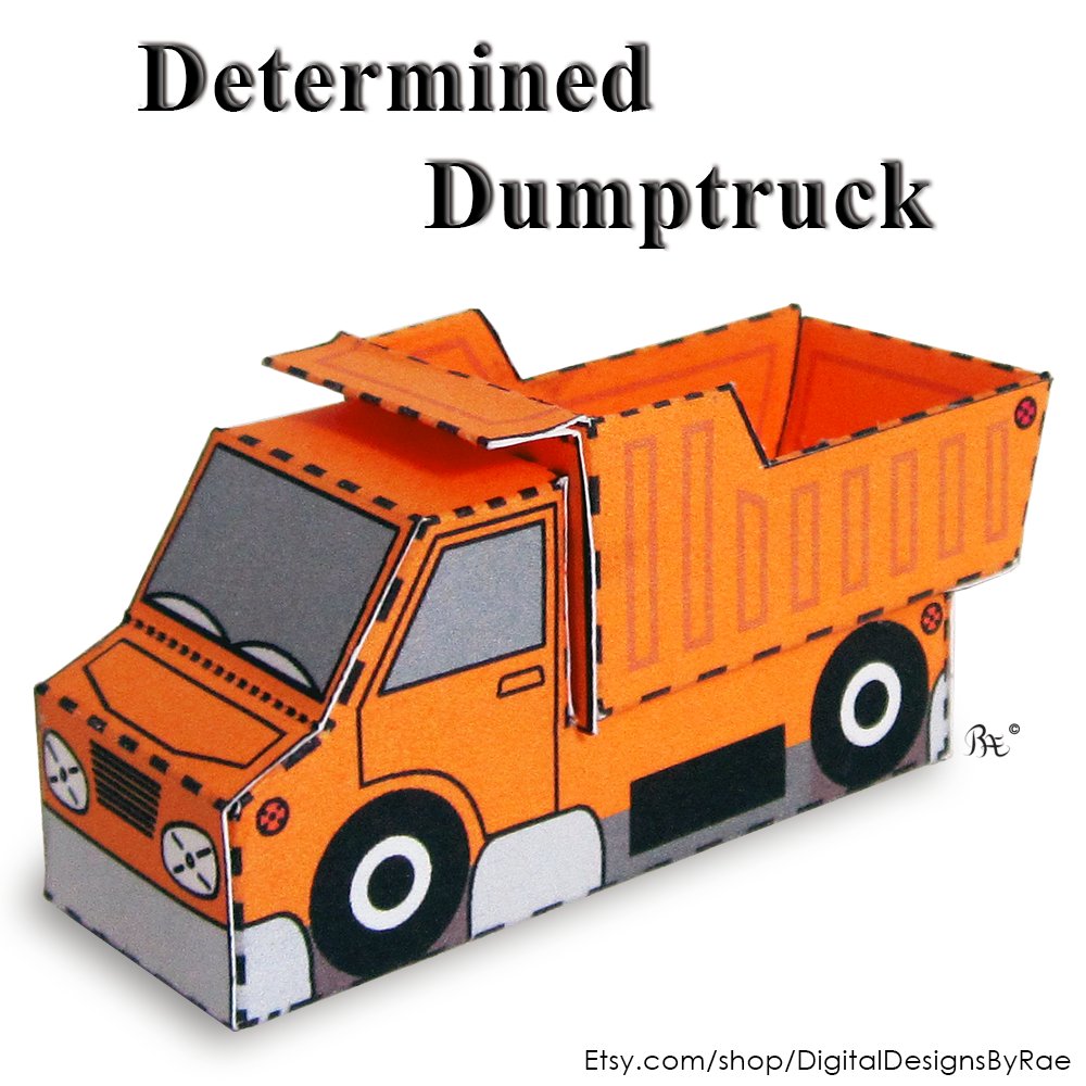 Rae_didit's tweet photo. Itty bitty hauler! https://t.co/fI6uIhXbN5 #Construction #Dumptruck #PaperToys #PrintableToys #QuickDownload #PaperFun #Etsy https://t.co/BqWFq9F0cB