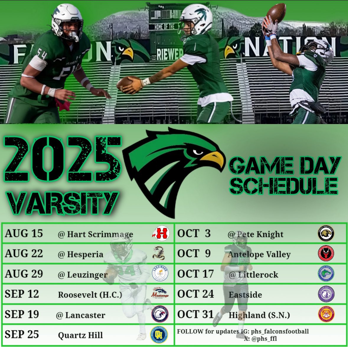 PHS Falcons 🏈 FFL tweet media