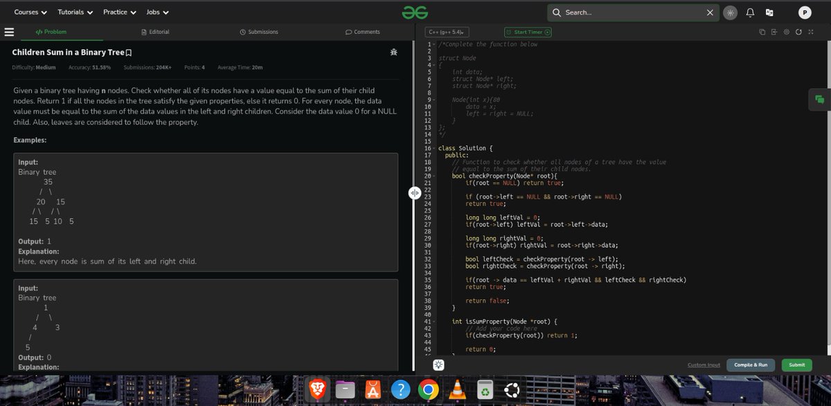 codeslayerTanj's tweet image. -Getting a bit more disciplined with problem solving 
- Progressed with CS Fundamentals 
- Onto Binary Trees hard problems for the first time 
- Solved some puzzles

#BinaryTrees #tanjiro