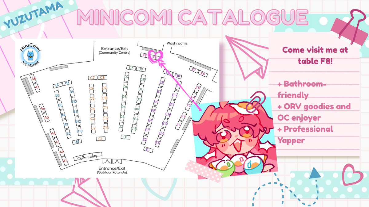 monochroL's tweet photo. 🍀MiniComi 2025 Catalogue (1/2)🍀
Will be at table F8 this year with many of my OCS and school au YHK(the brainrot will never leave me) ☺️Also, OC zine finally out in the world🩵
📍Saturday July 26th @ Roundhouse Community Arts & Recreation Centre
#minicomi #orv #oc https://t.co/Czd9SnHRGA