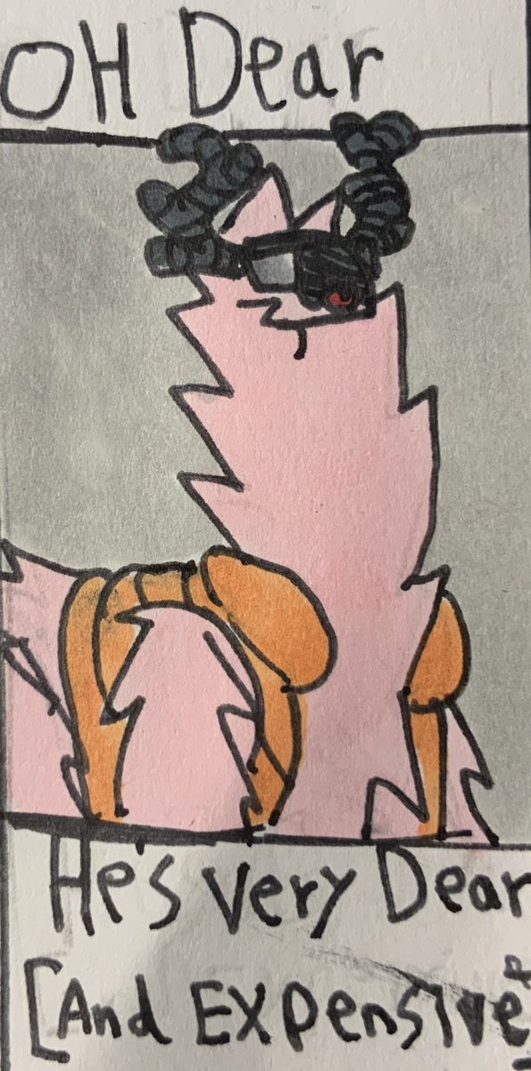 Lambdafallout12's tweet image. [Karii Doodle 20/07/25]
A lil’Space deer skit