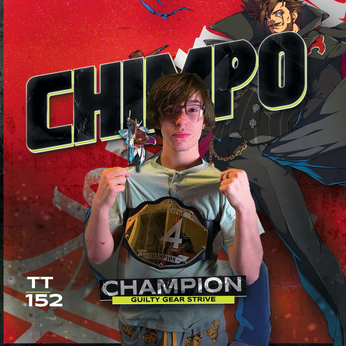 Magik4FGC's tweet image. Groove Select:// TT152 Champions
T8-@ICHIGOWI
ULT-@JohnGalleon_
GGST-@chimpo383
SF6-@Number3eyes
#WISMASH #FGC