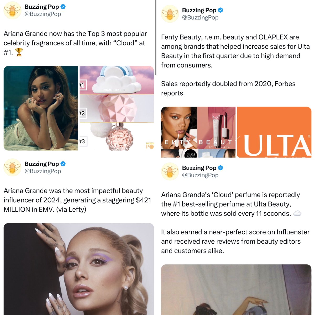 offthetablestn's tweet image. anyone denying the fact that ariana grande isn’t the most successful ex act of our time is simply just delusional