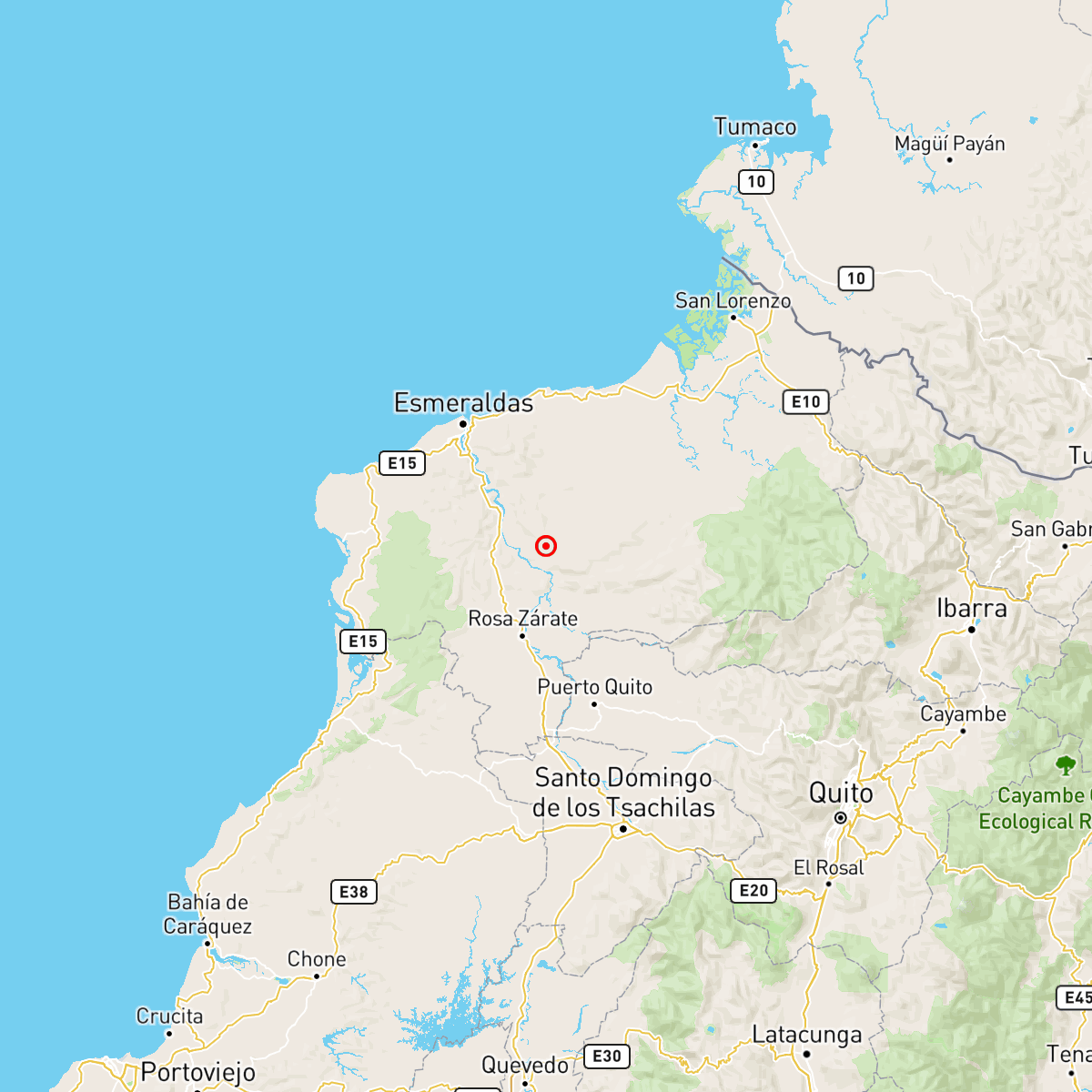 IGecuador's tweet photo. [PRELIMINAR]
Evento: igepn2025odak
Ocurrido: 2025-07-20 16:06:32
Mag.: 4.6M
Prof.: 42.0 km
Lat.: 0.600° N
Long.: 79.402° W
Localizado: a 30.97 km de Quininde, Esmeraldas
Sintió este sismo? Repórtelo: https://t.co/3oS1FbrEsU https://t.co/4eC7UWCwbe