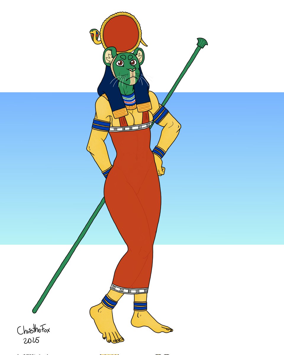 Bartek__22's tweet image. Egyptian Gods - Sekhmet

#ancientegypt #furry #furryart #art #digitalart