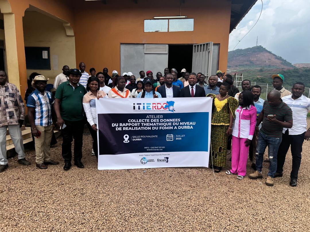 📍Durba | 16-17/07/2025. Les Experts du Secrétariat Technique <a href="/itierdc/">ITIE-RDC</a> ont lancé la collecte des données pour le Rapport thématique sur l’évaluation des #FOMIN 💰📊.
Des échanges🔍 nécessaires pour harmoniser les vues autour des recettes calculées par les Divisions des Mines. ⚒️