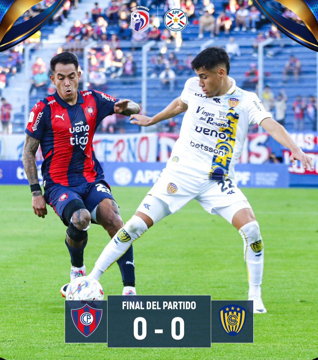 FT: Cerro Porteño 0-0 Sportivo Luqueño. 

En Barrio Obrero, el gol estuvo ausente. Así, ambos siguen imbatibles en el Clausura, con 7 puntos.