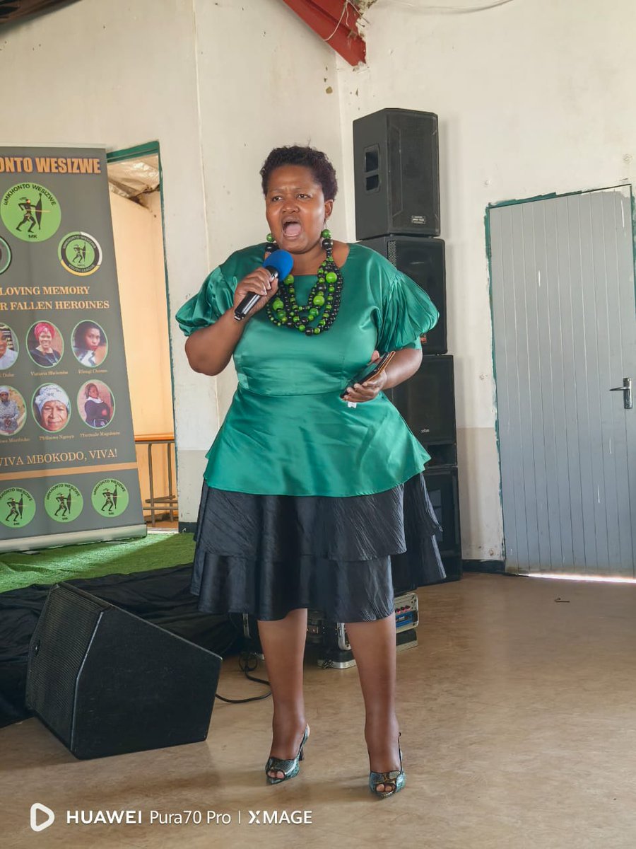 MkhontoweSizwex's tweet image. ✨ A Day of Power, Purpose, and Remembrance
On 20 July 2025, women of the MK Party gathered at Woodford Community Hall for the MKWL Launch Activation Programme, hosted by Uthukela Region in collaboration with other regions.
National Convenor Cde Nothando Shozi delivered a…