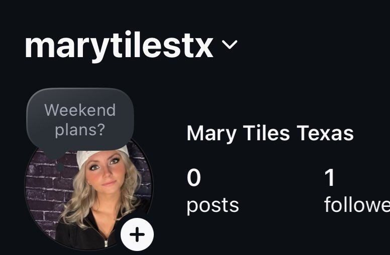 MaryTilesTexas's tweet image. I got bullied into making an IG just for @sarah_luna_1111 to send me reels on. Sooooo there’s that. 😒
