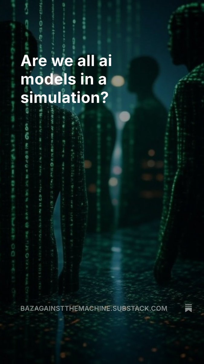 Bigwiggle501's tweet image. substack.com/inbox/post/168… 
#Simulationtheory #ai