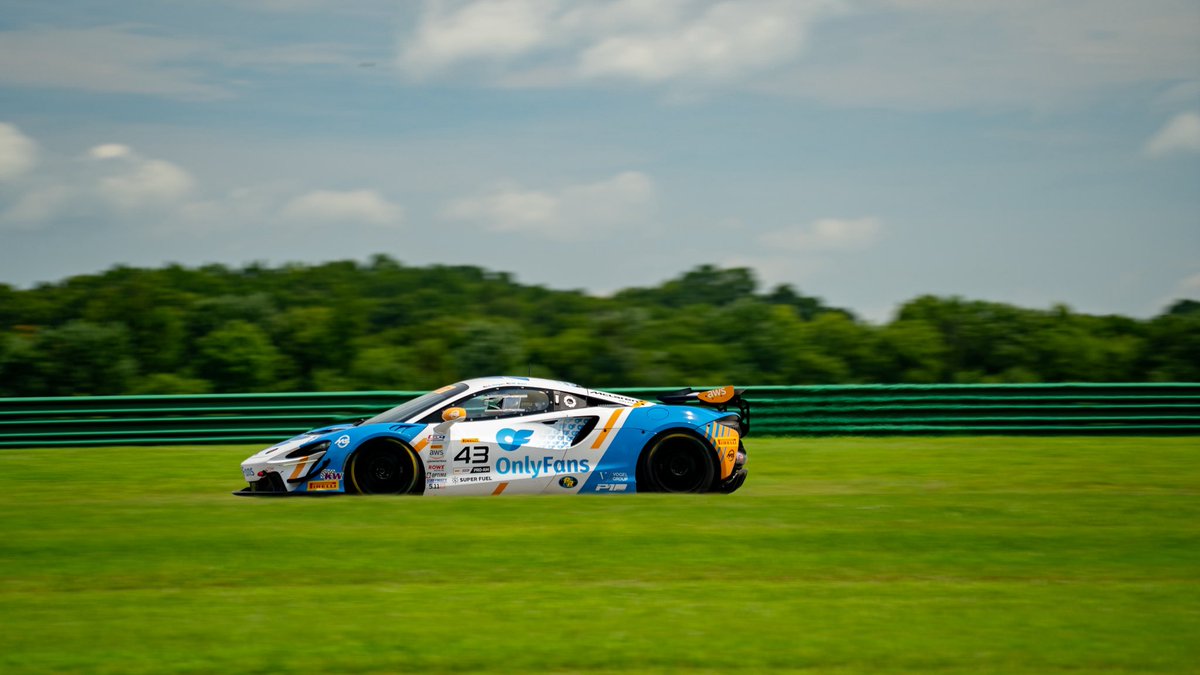 P1Groupe's tweet image. Another round in the books! @43vogel &amp;amp; @MBellRacing took the @OnlyFans 4️⃣3️⃣ McLaren Artura to back to back TOP10 finishes here @VIRNow 
All eyes forward to @roadamerica Aug 15-17th! 

#GTVIR #onlyfans #onlyfansracing #motorsports #racing #omsrace #mclaren #mclarenorlando