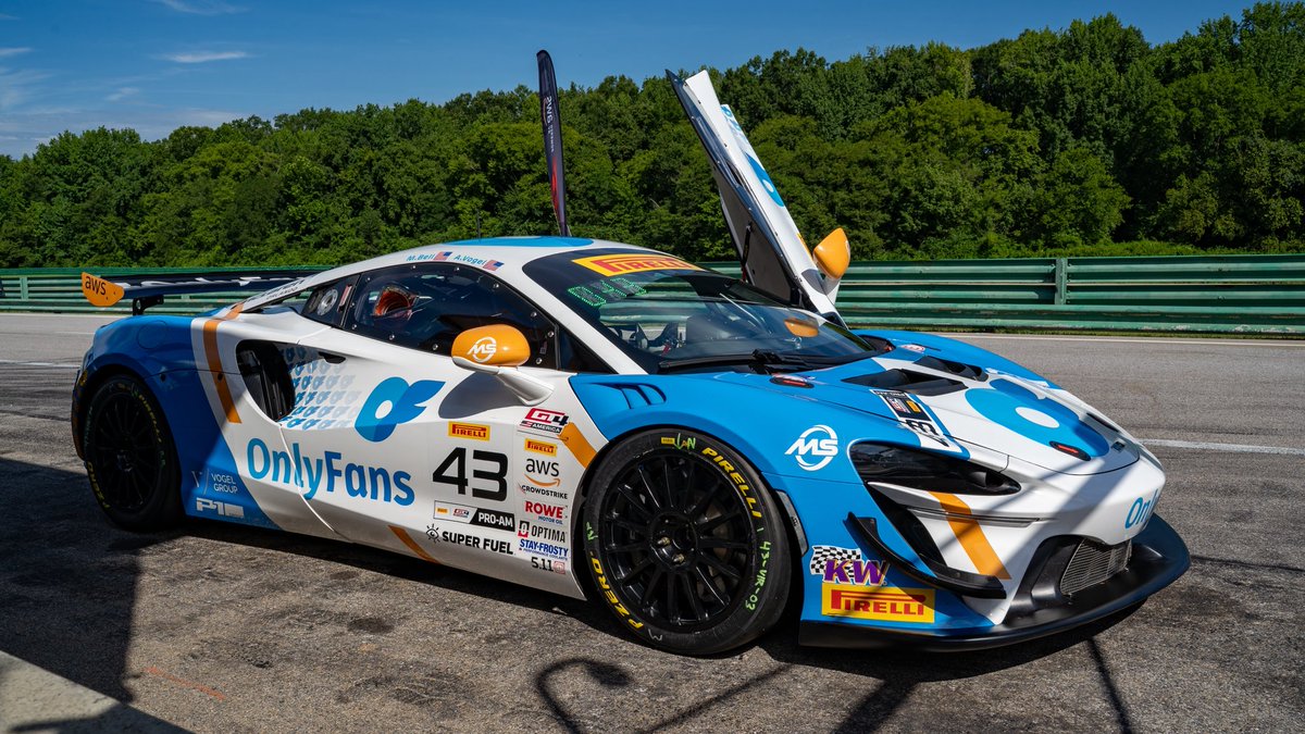 P1Groupe's tweet image. Another round in the books! @43vogel &amp;amp; @MBellRacing took the @OnlyFans 4️⃣3️⃣ McLaren Artura to back to back TOP10 finishes here @VIRNow 
All eyes forward to @roadamerica Aug 15-17th! 

#GTVIR #onlyfans #onlyfansracing #motorsports #racing #omsrace #mclaren #mclarenorlando