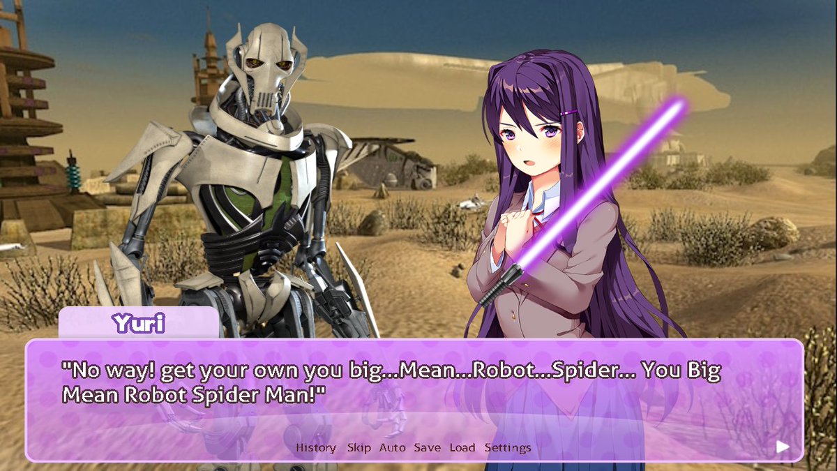 NormalVader's tweet image. NEW NEWS🚨: Yuri and Grievous are having an Argument.