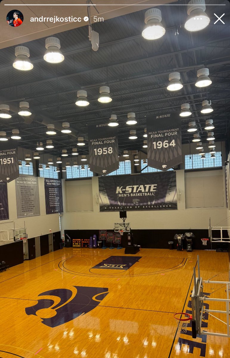 Andrej Kostic has finally made his way to Manhattan,KS💜