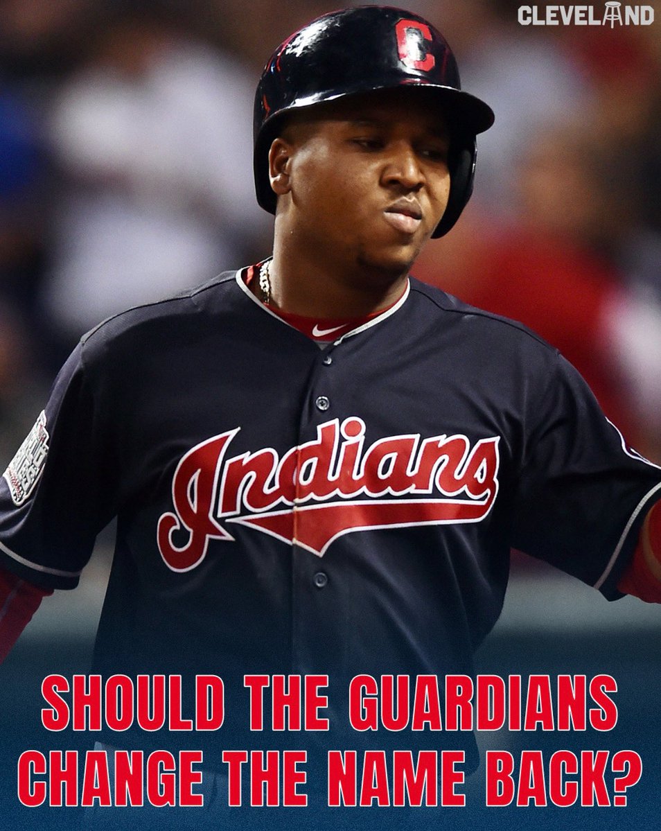 BS_Cleveland's tweet image. White House has urged Guardians to revert name back to Indians.
What do we think?