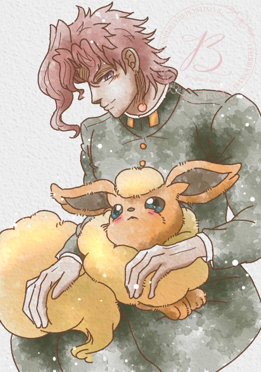 _sakura_mint's tweet image. #三連休はフォロワーさんが増えるらしい
#絵柄が好みっていう人にフォローされたい
ポケモンメインですが、最近ジョジョ熱強いのでポケモンとコラボ気味です💪
ジョジョ単体イラストは別アカウントに載せてます✍️