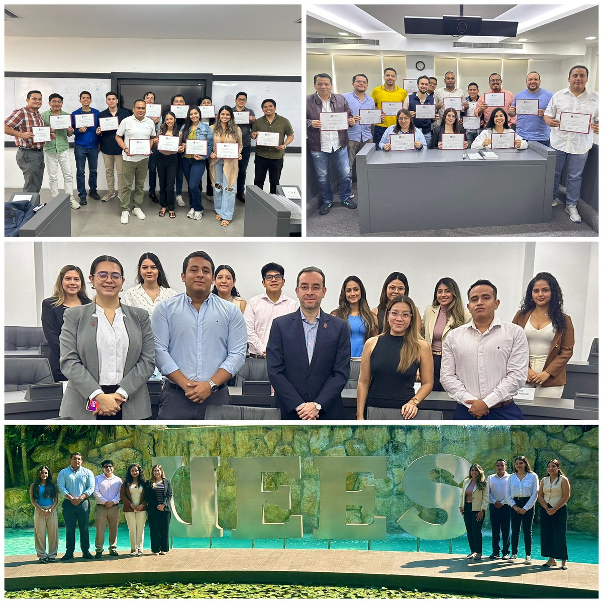 PostDerechoUEES's tweet image. 📢 Nuestra semana en imágenes :

✔️Firma de convenios de colaboración con @ColAbgPichincha/ @fenadecuador / @iedaecuador

✔️Inauguración nueva cohorte Maestría en Derecho con mención en Derecho de Empresa.

✔️Clases en nuestras distintas maestrías. 

#EscuelaDerechoUEES