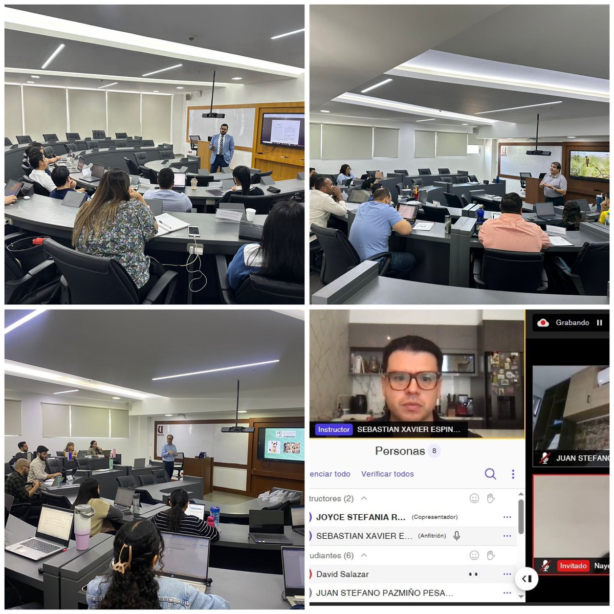 PostDerechoUEES's tweet image. 📢 Nuestra semana en imágenes :

✔️Firma de convenios de colaboración con @ColAbgPichincha/ @fenadecuador / @iedaecuador

✔️Inauguración nueva cohorte Maestría en Derecho con mención en Derecho de Empresa.

✔️Clases en nuestras distintas maestrías. 

#EscuelaDerechoUEES