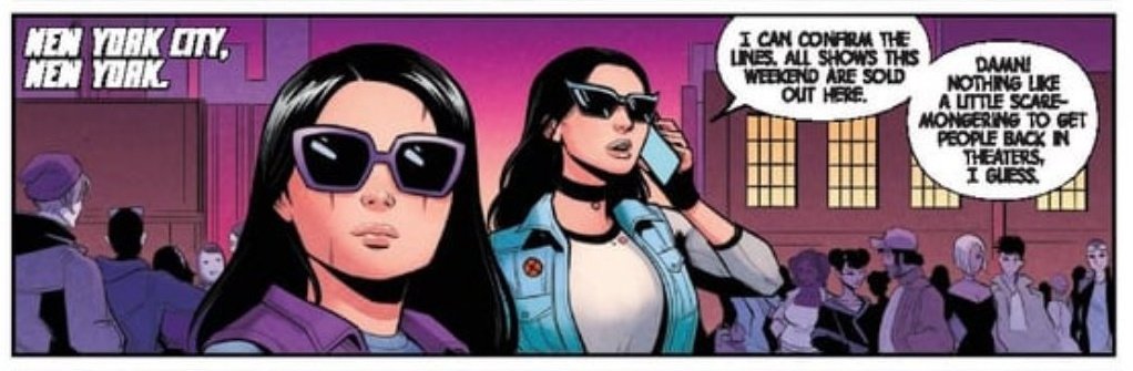 dailykinneyy's tweet image. โ-โ Laura and Gabby Kinney together in Uncanny X-Men #17
