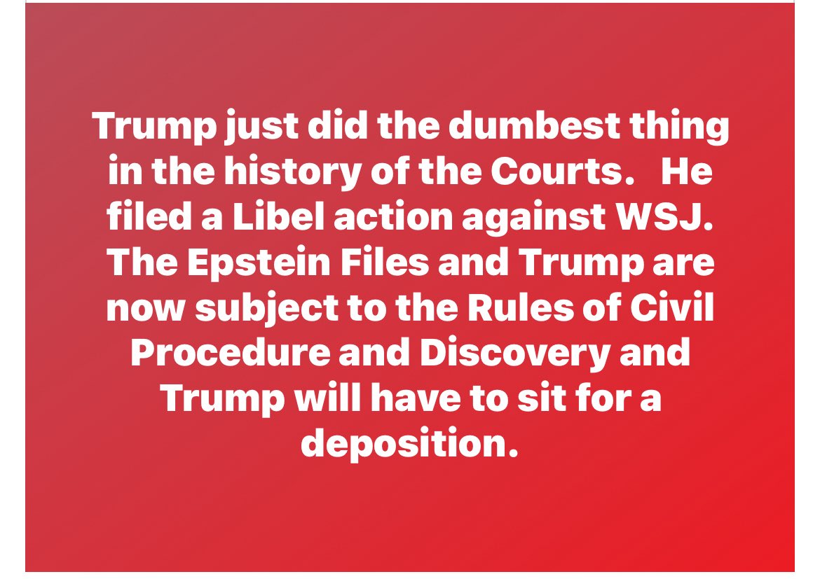 He’s going to go full TACO once he realizes this.