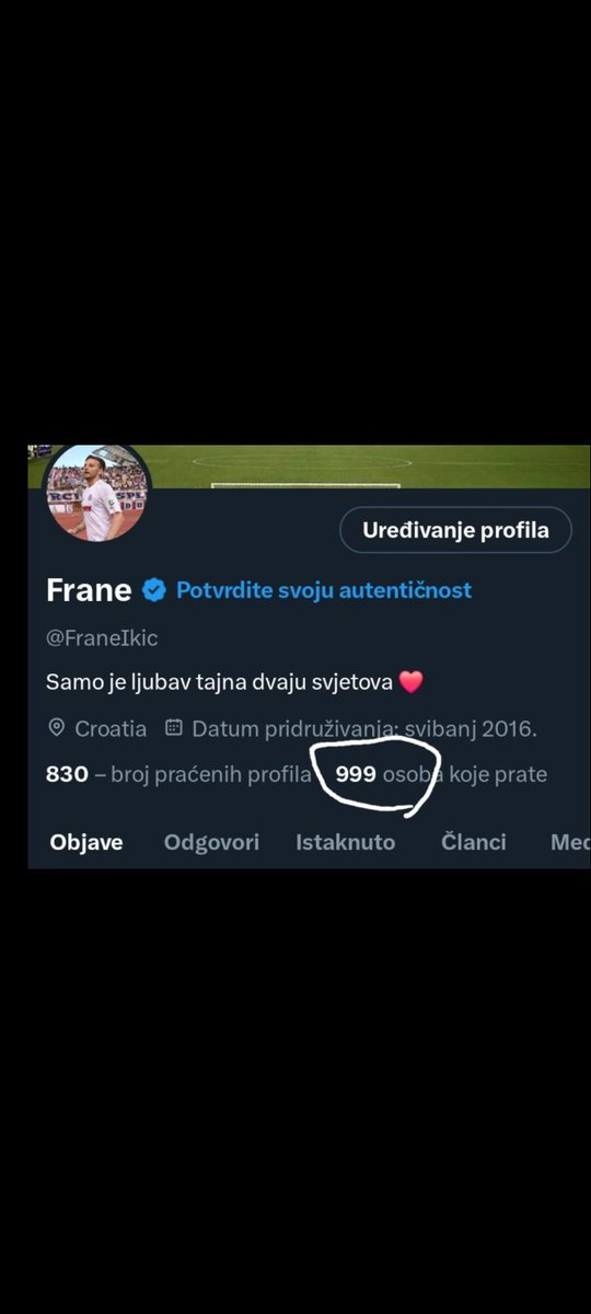FraneIkic's tweet image. Uvijek sam se želio oprostiti od nečega u životu u stilu Marcela Brozovića.
Konačno sam uspio.
Hvala vam.
Zdravi i veseli bili ❤️