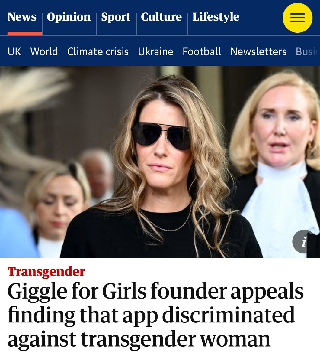 salltweets's tweet image. Two weeks today to the Giggle v Tickle appeal.
Over 3.5 years & around $1million spent in litigation because some people not only think that men can be women but that they should have more rights than women. No.
gigglecrowdfund.com