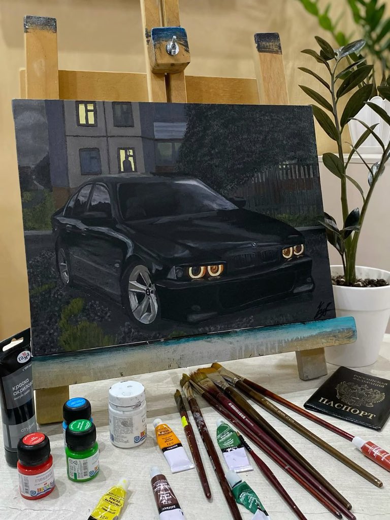 "Sharing my latest piece with you all! Hope it brings a smile to your face. 😄 #ArtShare #CreativeInspiration"