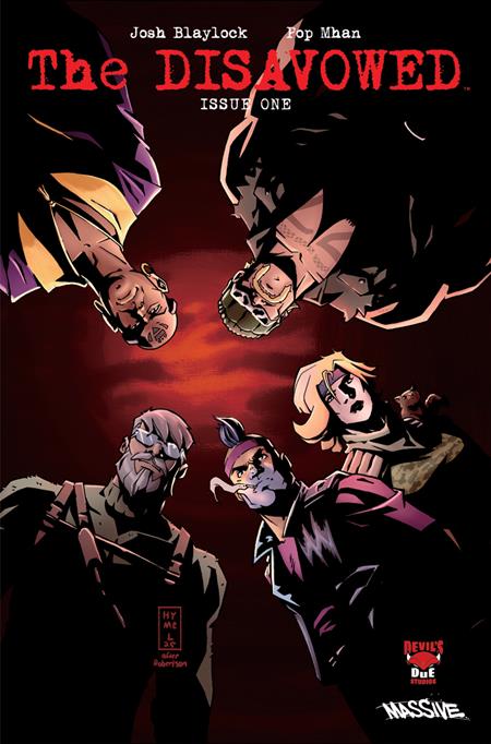 travis_hymel's tweet image. Just announced from @Massivepublish and #devilsduecomics the disavowed #1 comes out in stores October 1st! Preorder my cover for issue 1 at your local shop! It's an homage to Darick Robertson and Tony Avina's #theboys cover.