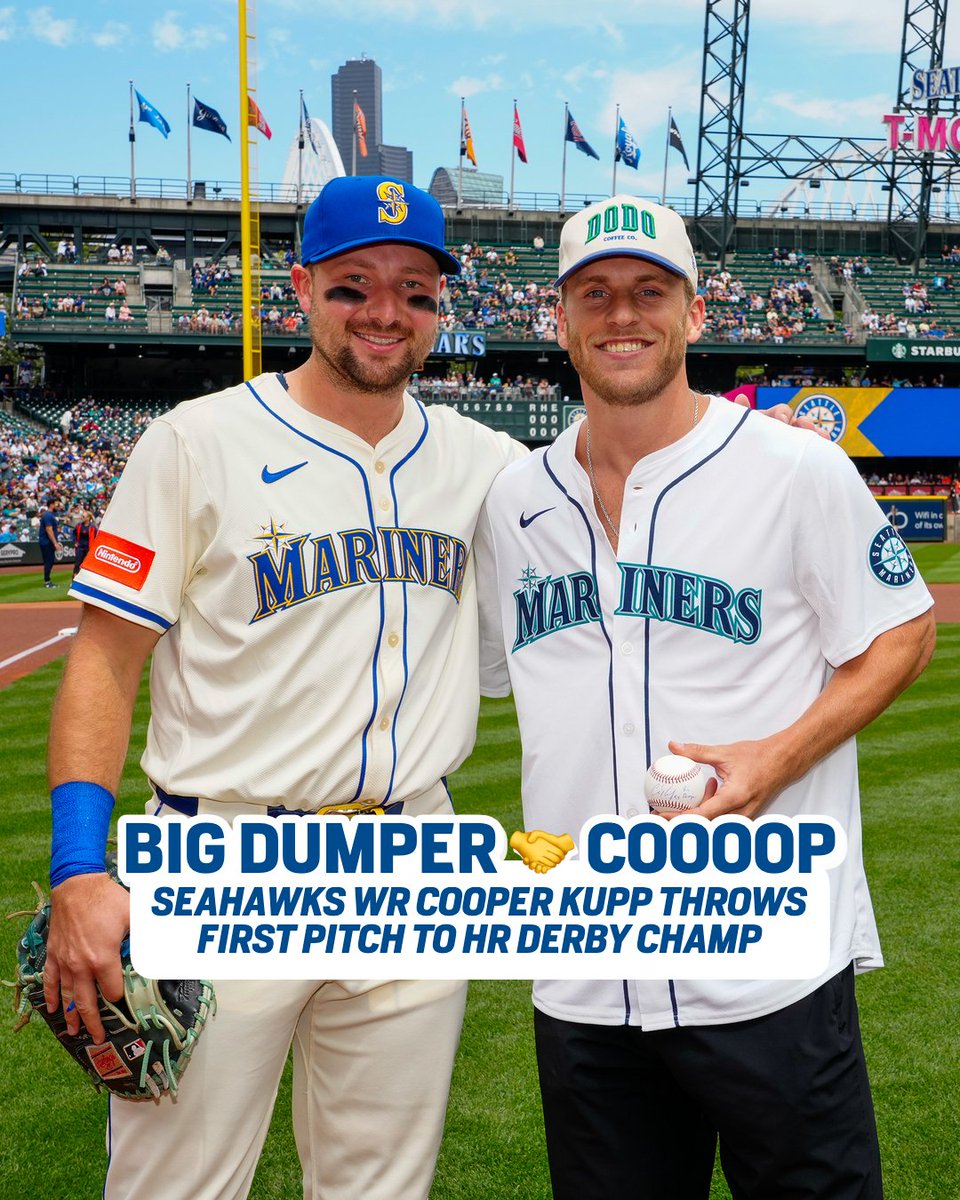 Mariners's tweet image. 🗣️ COOOOOP
We're fired up to have @CooperKupp in the house today 🔥