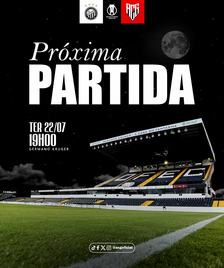 ACGOficial's tweet image. 🇹🇹 O Atlético volta a campo nesta terça-feira (22) para enfrentar o Operário-PR no Germano Krüger
⚽ Operário-PR x DRAGÃO
🕗 19h00
🏟️ Estádio Germano Krüger
#DragãoDoBrasil #ClubeDeTodos #BrasileirãoB2025