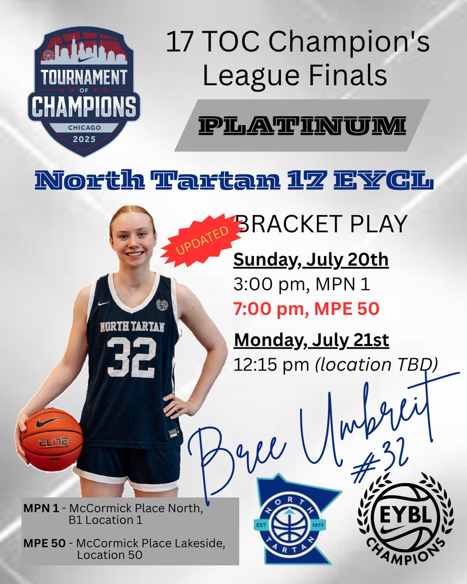 Bree Umbreit (@bree_umbreit) on Twitter photo UPDATED bracket play schedule! Game one was a win…one game away from the championship!!!
<a href="/NorthTartan/">North Tartan</a> <a href="/SFJeffersonGBB/">JHS Girls Basketball</a> <a href="/NikeGirlsEYBL/">Nike Girls EYBL</a> <a href="/nikegirlseycl/">Nike Girls EYBL Champions League</a> <a href="/JrAllStarBB/">Jr. All-Star Girls Basketball</a> <a href="/PrepGirlsHoops/">Prep Girls Hoops 🏀</a> UPDATED bracket play schedule! Game one was a win…one game away from the championship!!!
<a href="/NorthTartan/">North Tartan</a> <a href="/SFJeffersonGBB/">JHS Girls Basketball</a> <a href="/NikeGirlsEYBL/">Nike Girls EYBL</a> <a href="/nikegirlseycl/">Nike Girls EYBL Champions League</a> <a href="/JrAllStarBB/">Jr. All-Star Girls Basketball</a> <a href="/PrepGirlsHoops/">Prep Girls Hoops 🏀</a>