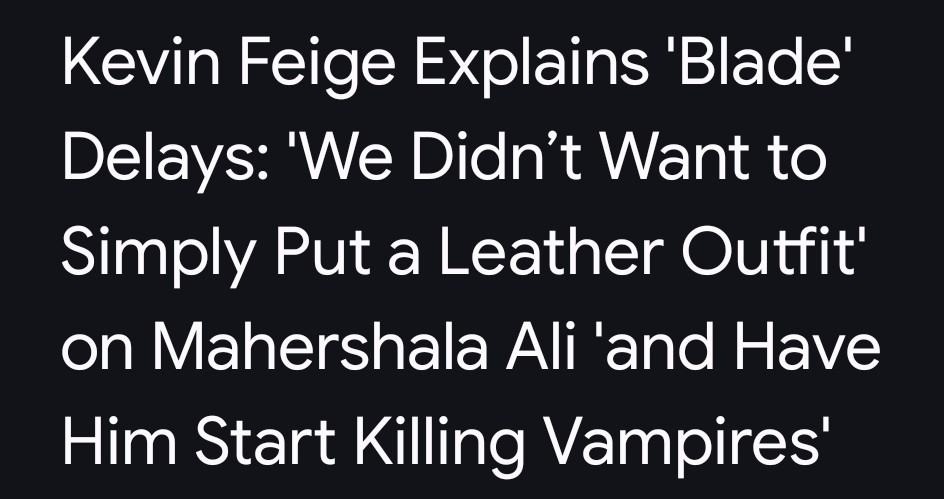 KyleDWilson1's tweet image. ...

WHY IN THE FUCK NOT KEVIN FEIGE?!