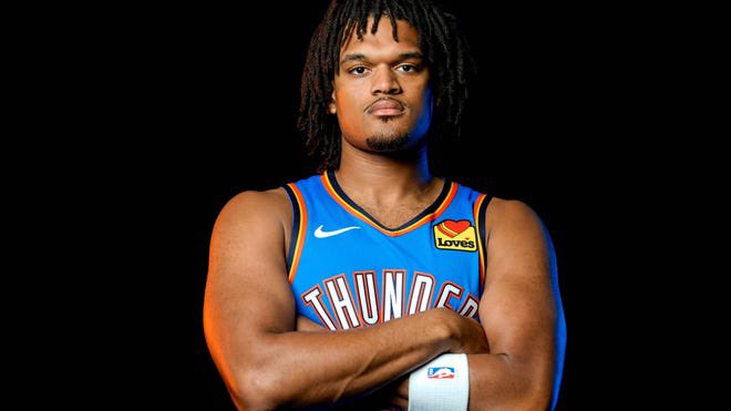 SleeperThunder's tweet image. Former Thunder Dillon Jones against the Knicks yesterday:
25 points | 8-13 FG | 11 rebounds | 3 assists | 2 steals | 1 block
So incredibly happy for him. Hopefully he’ll be able to work his way into the rotation for the Wizards.
What do you guys think his ceiling is?