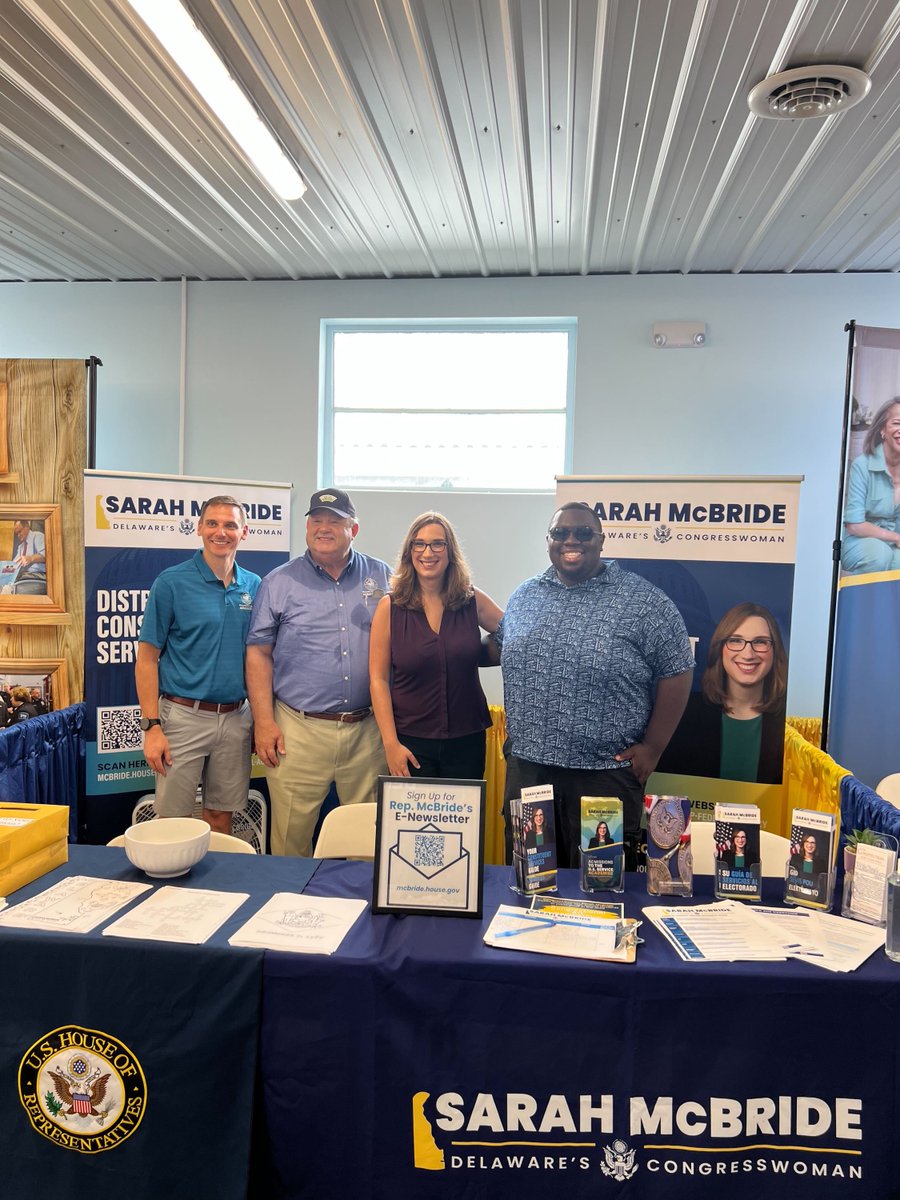 Rep_McBride's tweet image. I’ve been going to the Delaware State Fair in Harrington since high school! It was great to be back yesterday, supporting our ag community and sharing good times with friends like Delaware Secretary of Agriculture Don Clifton and former Secretary Michael Scuse! 🎡