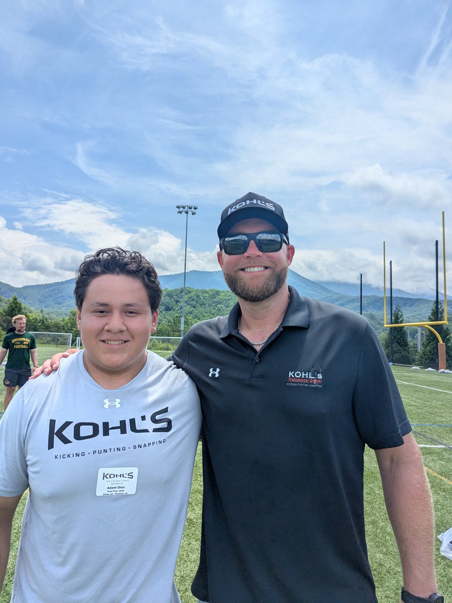 Adam Diaz (@diazaj2000) on Twitter photo Had a great time in Gatlinburg.
Charted in the top 20 of the entire competition, better than expected. I dealt with adversity leading up to nationals but kept training and working. I get better every time i get on the field at <a href="/KohlsSnapping/">Kohl's Snapping Camps</a> thank you <a href="/Coach_Casper/">Coach Casey Casper</a> #azelite Had a great time in Gatlinburg.
Charted in the top 20 of the entire competition, better than expected. I dealt with adversity leading up to nationals but kept training and working. I get better every time i get on the field at <a href="/KohlsSnapping/">Kohl's Snapping Camps</a> thank you <a href="/Coach_Casper/">Coach Casey Casper</a> #azelite