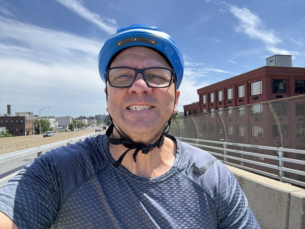 Streetfilms's tweet image. Coming up to a @CitiBikeNYC station and 5 kids are hanging out with some of their bikes positioned in the docks. I hear one of them say to the others, “Watch out here comes grandpa on a CitiBike.” Followed by laughter. I laughed too. The kids smiled.