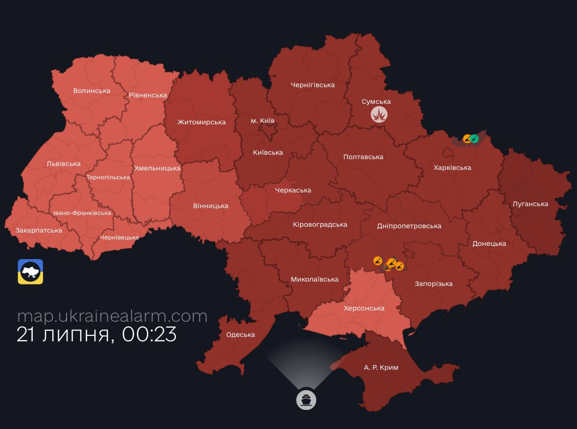 Russia has launched high-speed supersonic missiles "Kynzhals", which reach NATO countries in 5 minutes. 

Because of this, air alert is being raised throughout Ukraine.

 In addition, Russia has already launched more than 600 Shakheds and Ukrainian TU-95 aircraft with missiles